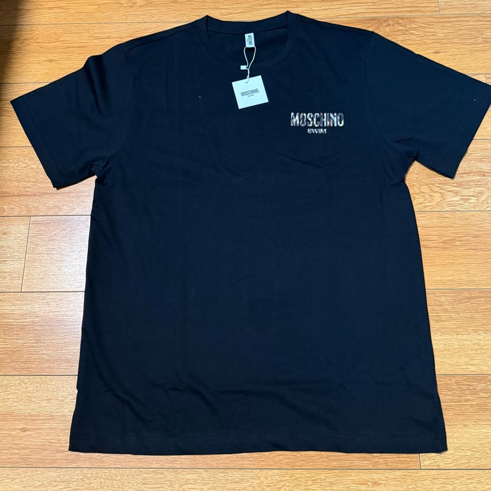 Moschino Black Short Sleeve Tee